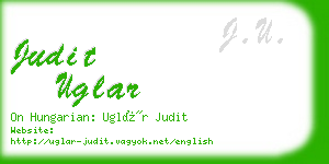 judit uglar business card